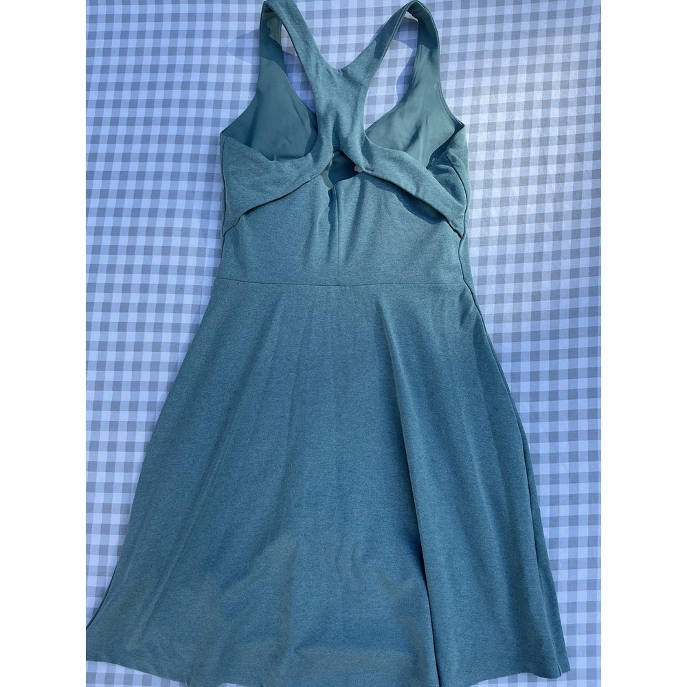 Girlfriend Collective Athletic Dress Blue Built In Shorts Tennis Women's XS - Picture 2 of 4